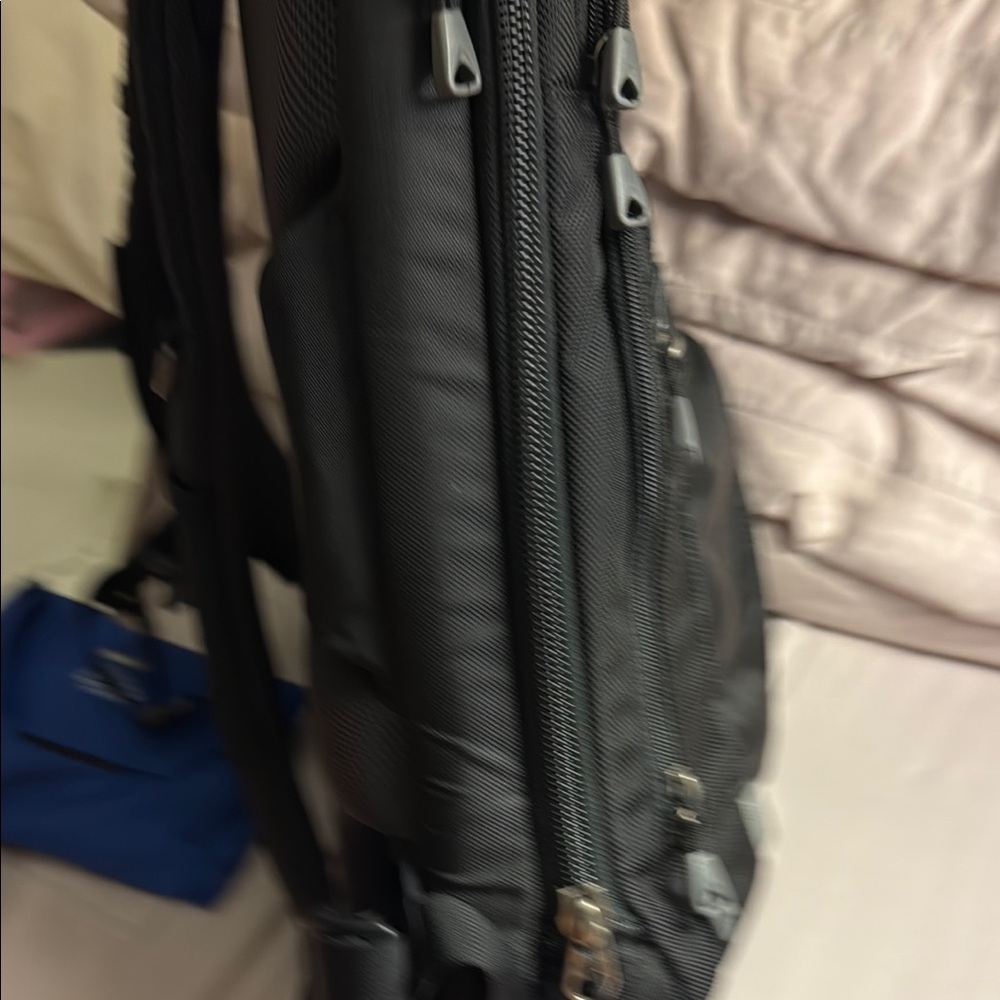 Black Men's Backpack - Picture 7 of 16